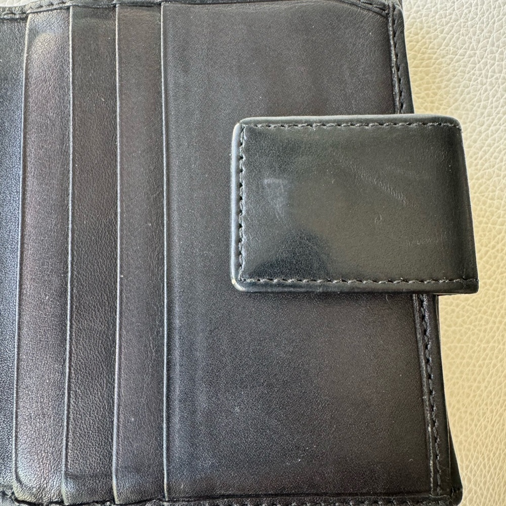 Gucci Denim Canvas & Leather Compact Wallet EUC - Picture 8 of 12